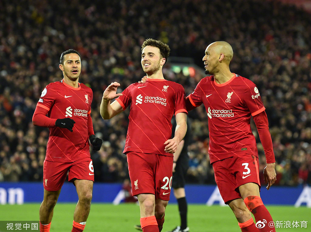  利物浦边路组合发威，若塔马内连线撕碎莱斯特城